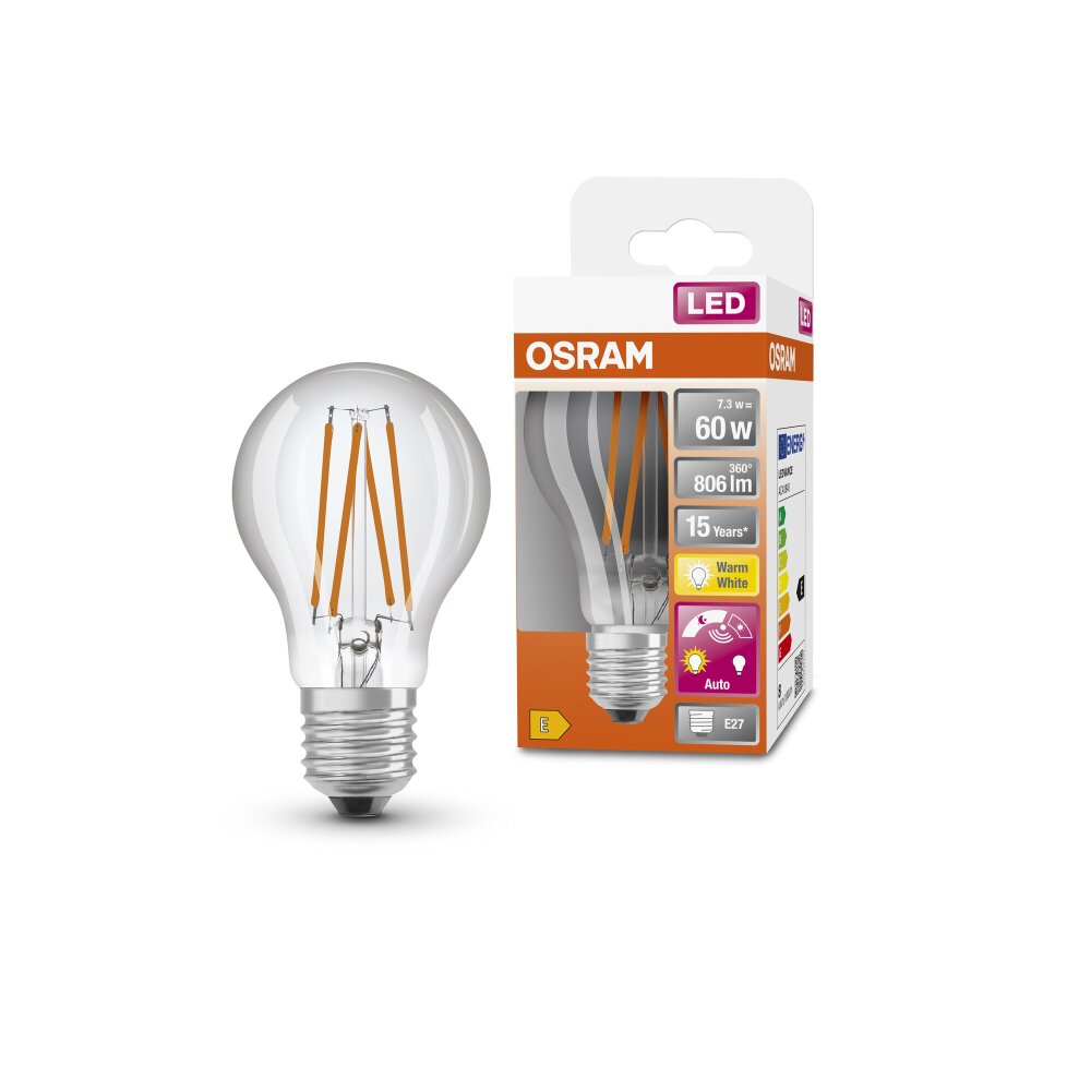 OSRAM LED DAYLIGHT LED E27 7,3 wat 2700 kelwin 806 lumenów main product photo