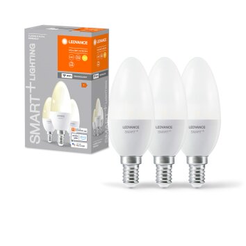 LEDVANCE SMART+ WiFi 3-częściowy zestaw LED E14 4,9 W 2700 kelwin 470 lumenówów