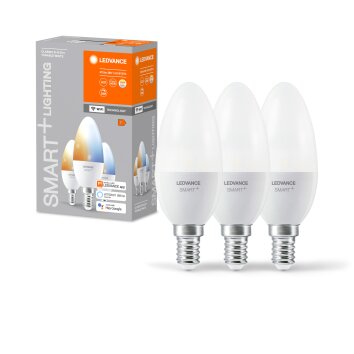 LEDVANCE SMART+ WiFi 3-częściowy zestaw LED E14 4,9 W 2700-6500 kelwin 470 lumenówów