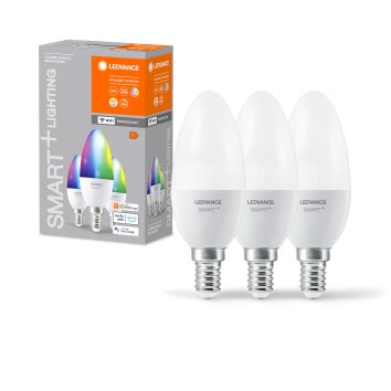 LEDVANCE SMART+ WiFi 3-częściowy zestaw LED E14 4,9 W 2700-6500 kelwin 470 lumenówów