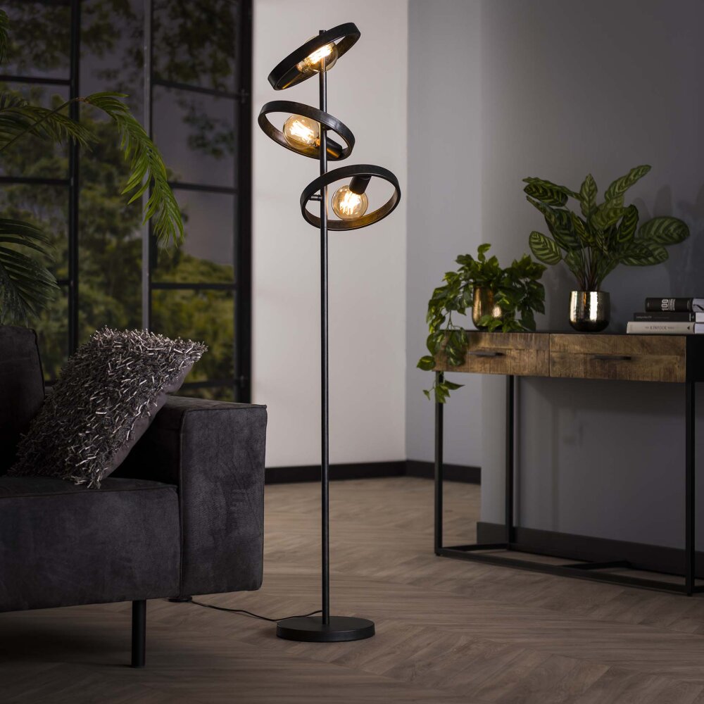 Hover Lampa Stojąca Antracytowy, 3-punktowe main product photo