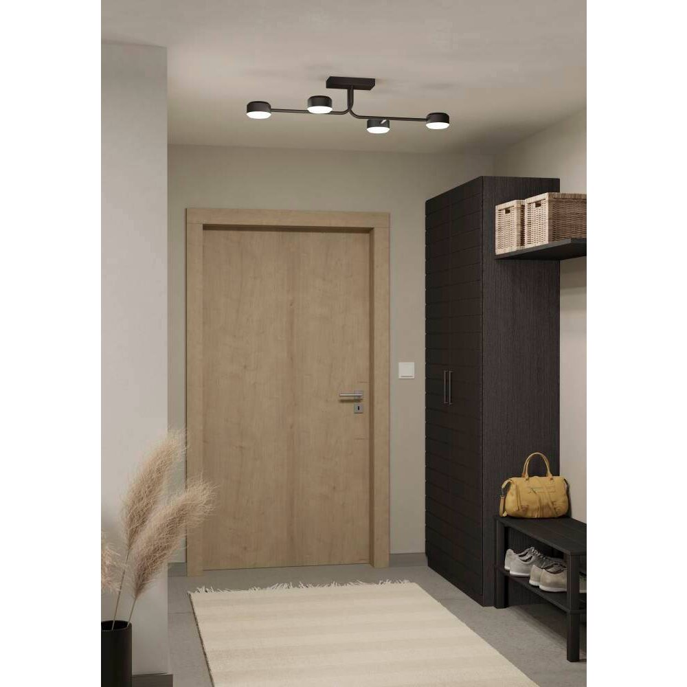 Eglo CLAVELLINA Lampa Sufitowa LED Czarny, 4-punktowe main product photo