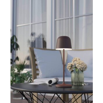 Eglo MANNERA Lampa stołowa LED Rdzawy, 1-punktowy
