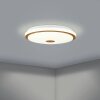 Eglo LANCIANO Lampa Sufitowa LED Brązowy, Biały, 1-punktowy, Zdalne sterowanie