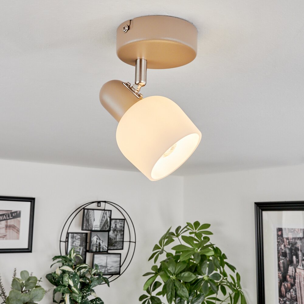 Eglo CORATO Lampa Sufitowa Nikiel matowy, Kolory piaskowe, 1-punktowy main product photo