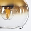 Koyoto  Lampa Wisząca Szkło 15 cm Złoty, Przezroczysty, 4-punktowe
