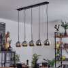 Koyoto  Lampa Wisząca Szkło 15 cm Chrom, Przydymiony, 5-punktowe