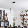 Koyoto  Lampa Wisząca Szkło 15 cm Chrom, Przezroczysty, Przydymiony, 1-punktowy