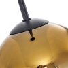 Koyoto  Lampa Wisząca Szkło 15 cm Złoty, Przezroczysty, 1-punktowy