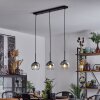 Koyoto  Lampa Wisząca Szkło 15 cm Przezroczysty, Przydymiony, 3-punktowe