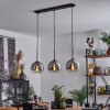 Koyoto  Lampa Sufitowa Szkło 20 cm Przezroczysty, Przydymiony, 3-punktowe