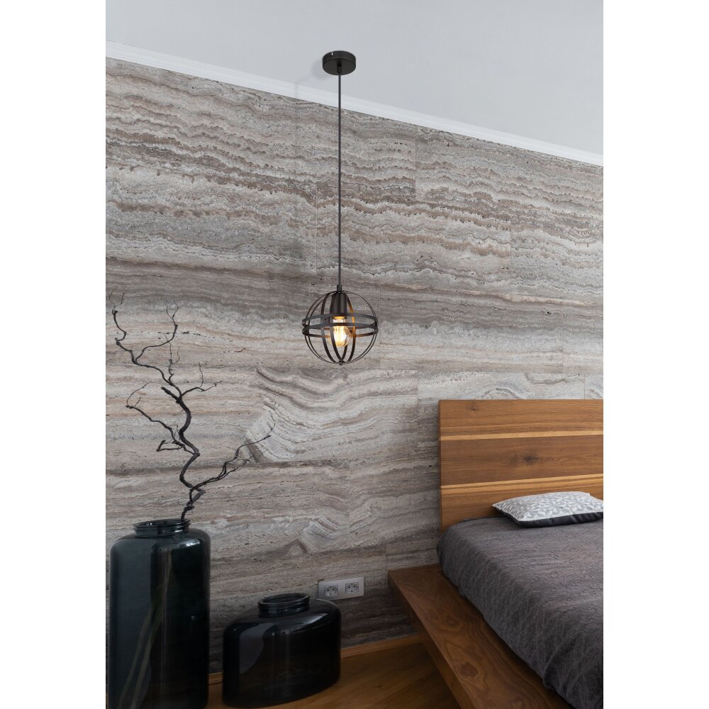 Globo TAMARA Lampa Wisząca Czarny, 1-punktowy main product photo