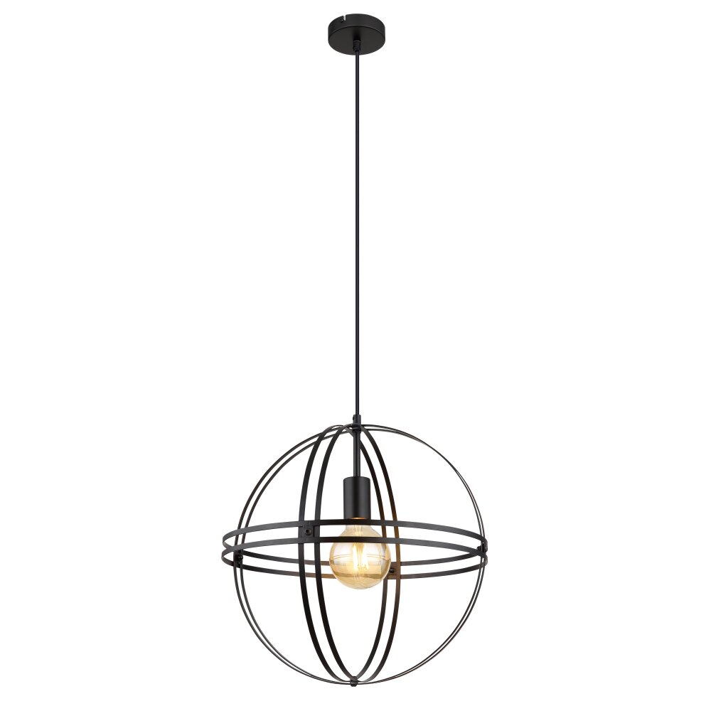 Globo TAMARA Lampa Wisząca Czarny, 1-punktowy main product photo