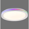 Leuchten-Direkt RIBBON Lampa Sufitowa LED Biały, 2-punktowe, Zdalne sterowanie, Zmieniacz kolorów