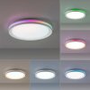 Leuchten-Direkt RIBBON Lampa Sufitowa LED Biały, 2-punktowe, Zdalne sterowanie, Zmieniacz kolorów