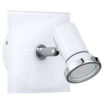 Eglo TAMARA Lampa ścienna LED Chrom, Biały, 1-punktowy