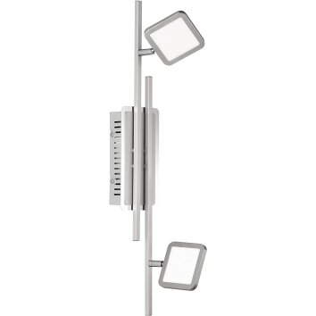 Honsel Plate Lampa sufitowa LED Nikiel matowy, 2-punktowe