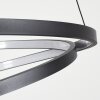 Fioso Lampa Wisząca LED Czarny, 1-punktowy