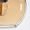 Koyoto  Lampa Wisząca Szkło 15 cm W kolorze bursztynu, 1-punktowy