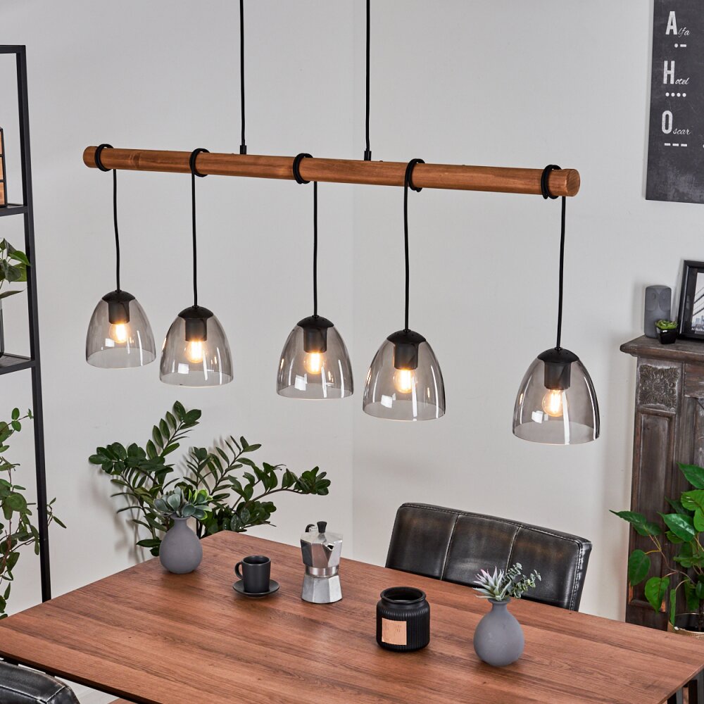 Afurada Lampa Wisząca Ecru, Czarny, 5-punktowe main product photo