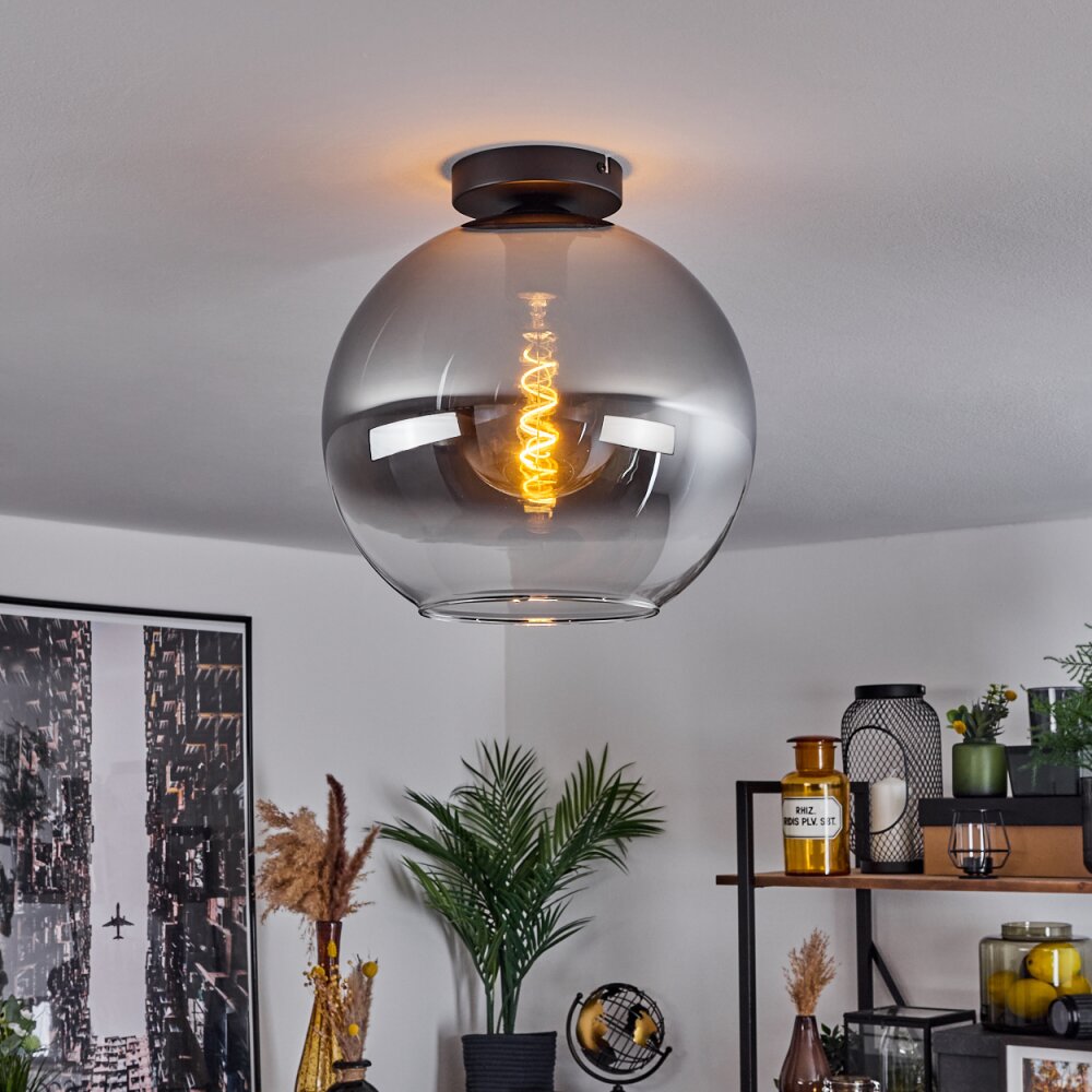Koyoto Lampa Sufitowa Szkło 30 cm Przezroczysty, Przydymiony, 1-punktowy main product photo
