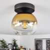 Koyoto  Lampa Wisząca Szkło 15 cm Złoty, Przezroczysty, 1-punktowy