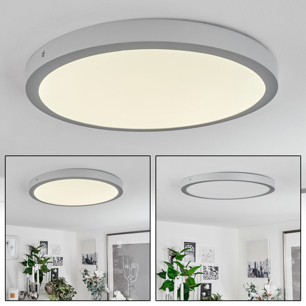 Finsrud Lampa Sufitowa LED Srebrny, 1-punktowy main product photo