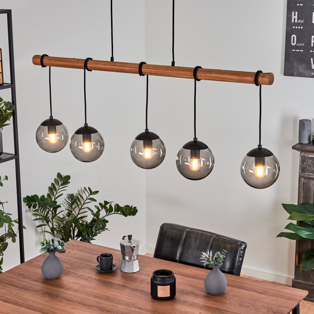 Afurada Lampa Wisząca Ecru, Czarny, 5-punktowe main product photo