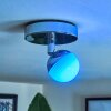 iDual Olivine Lampa Sufitowa LED Chrom, 1-punktowy, Zdalne sterowanie, Zmieniacz kolorów