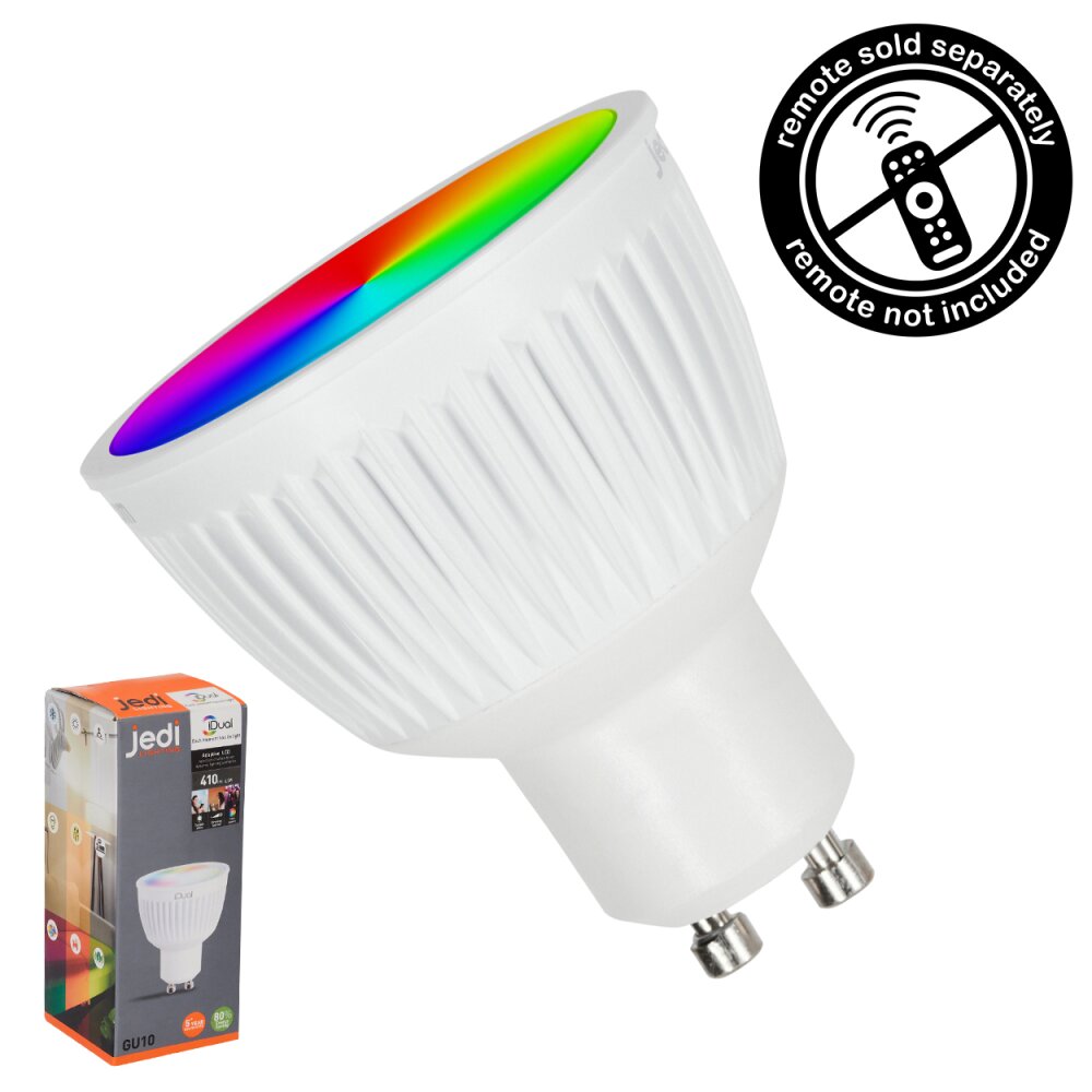 iDual GU10 LED RGB 6,5 W 2200-6500 Kelvon 410 lumenówów main product photo