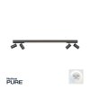 Paul Neuhaus PURE-LINES Lampa Sufitowa LED Antracytowy, 1-punktowy, Zdalne sterowanie