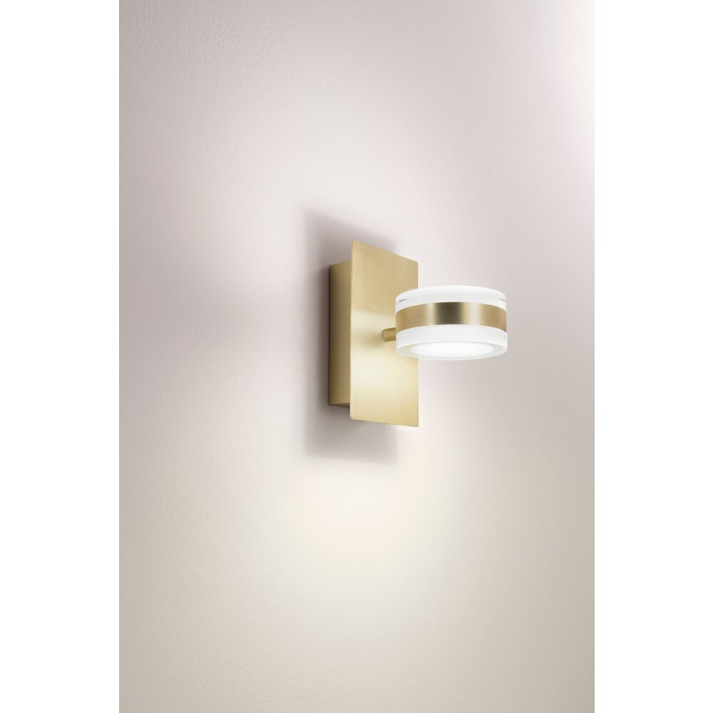 Fabas Luce Dunk Lampa ścienna LED Mosiądz, 2-punktowe main product photo