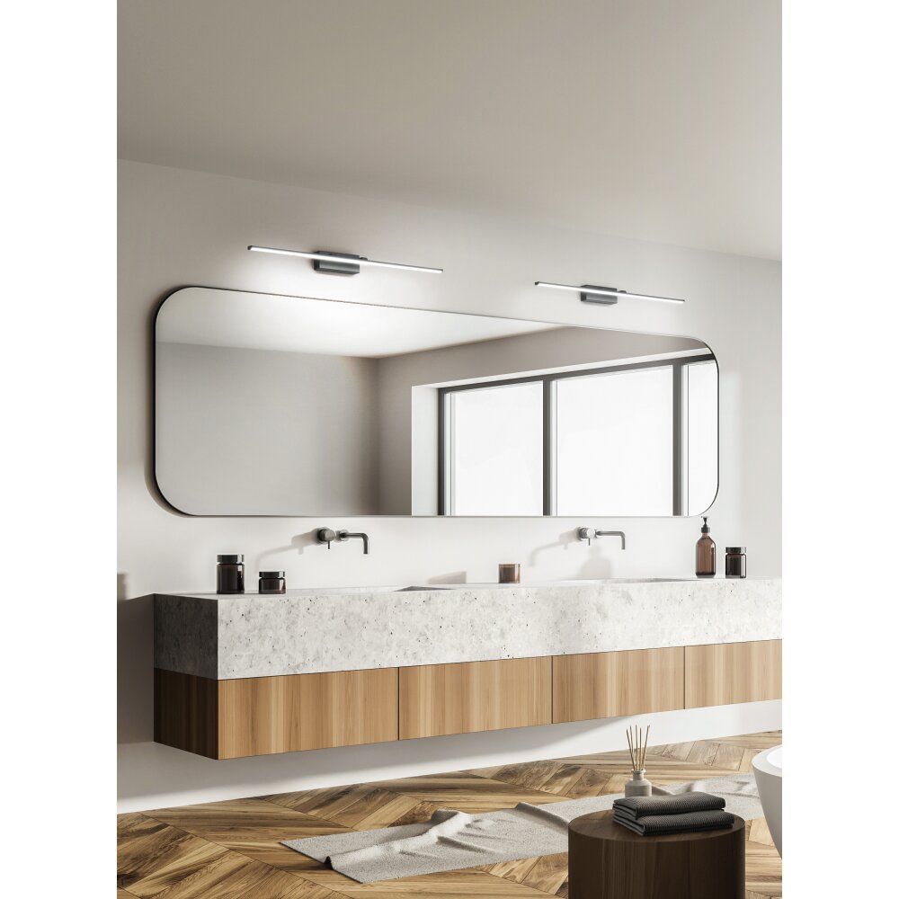Fabas Luce Nala Lampa oświetlająca lustro LED Chrom, 1-punktowy main product photo