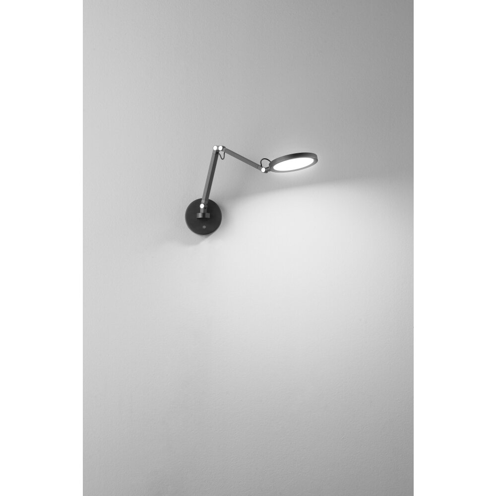 Fabas Luce Regina Lampa ścienna LED Czarny, 1-punktowy main product photo
