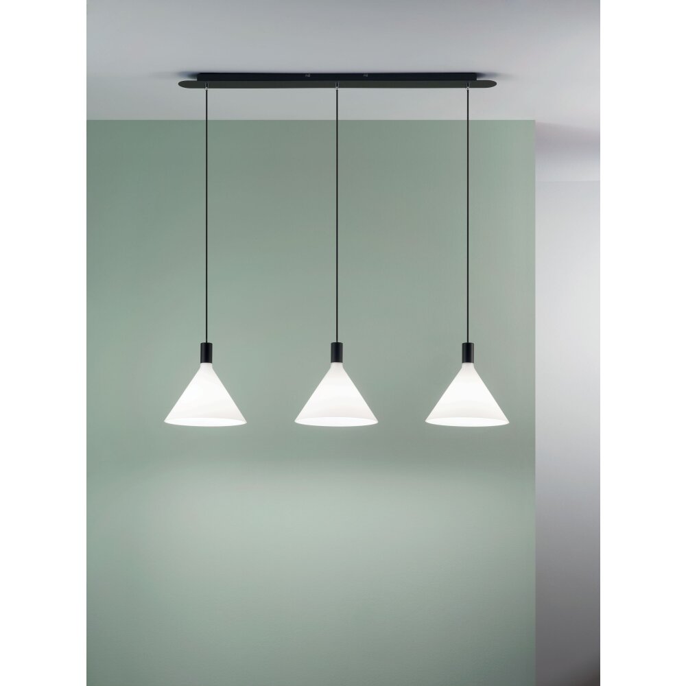 Fabas Luce Vincent Lampa Wisząca Czarny, 3-punktowe main product photo
