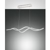 Fabas Luce Sinuo Lampa Wisząca LED Biały, 2-punktowe