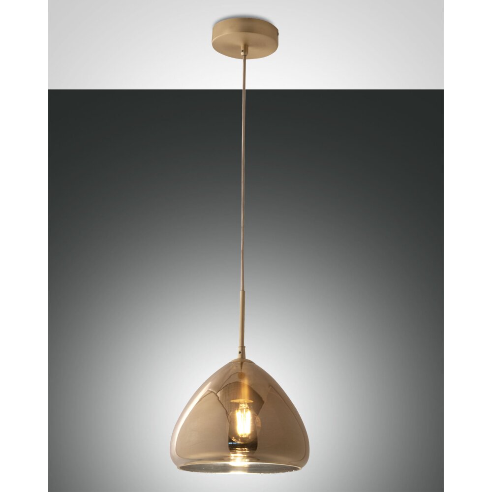 Fabas Luce Glow Lampa Wisząca Mosiądz, 1-punktowy main product photo