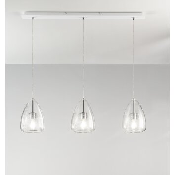 Fabas Luce Britton Lampa Wisząca Biały, 3-punktowe