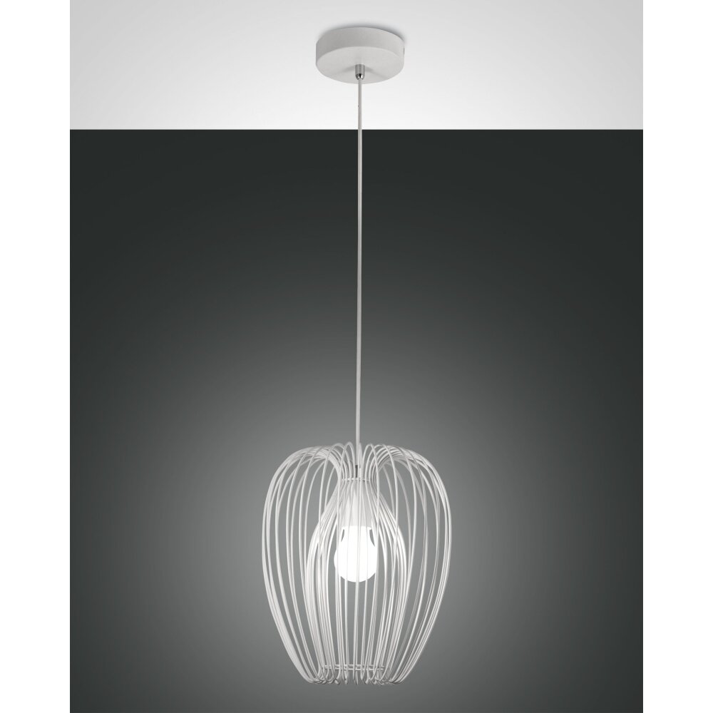 Fabas Luce Camp Lampa Wisząca Biały, 1-punktowy main product photo