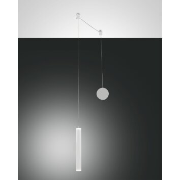 Fabas Luce Prado Lampa Wisząca LED Biały, 1-punktowy