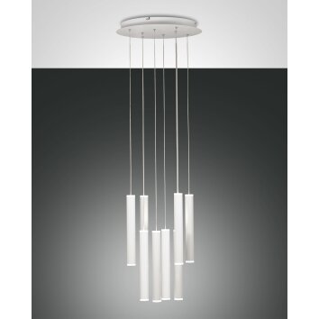 Fabas Luce Prado Lampa Wisząca LED Biały, 8-punktowe