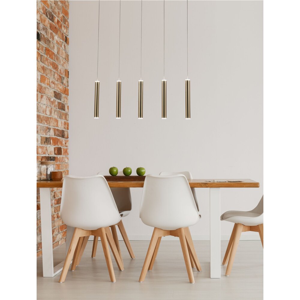 Fabas Luce Prado Lampa Wisząca LED Złoty, Czarny, 5-punktowe main product photo
