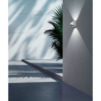 Fabas Luce Remy Lampa ścienna LED Biały, 1-punktowy