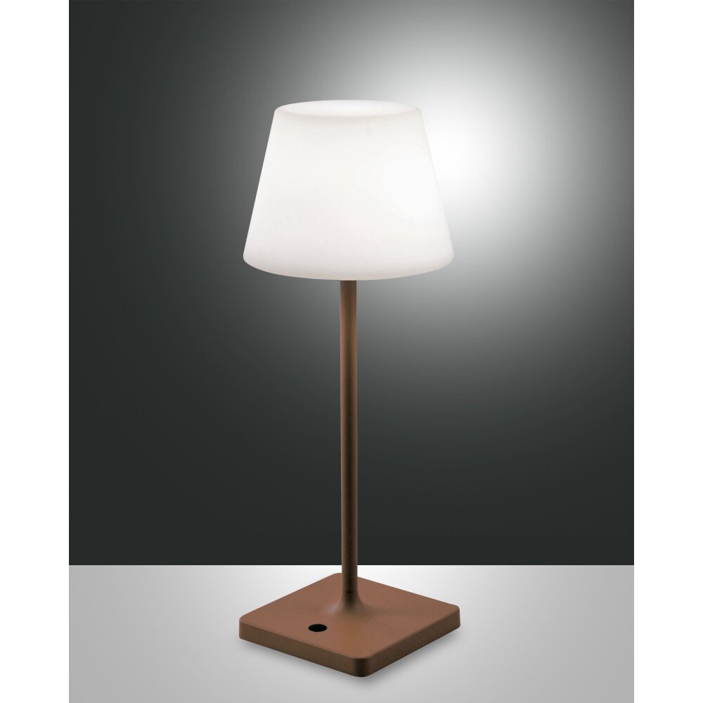 Fabas Luce Adam Lampa stołowa LED Rdzawy, 1-punktowy main product photo