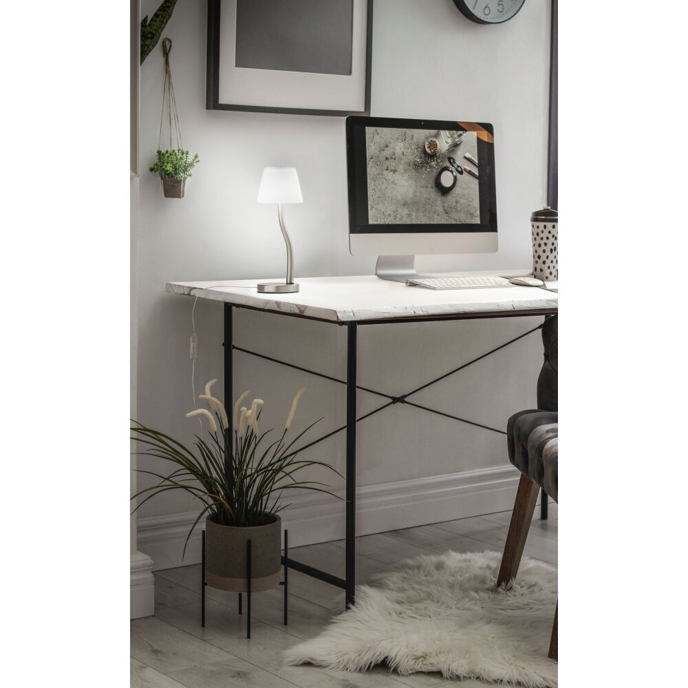 Fabas Luce Ibla lampka nocna LED Nikiel matowy, 1-punktowy main product photo
