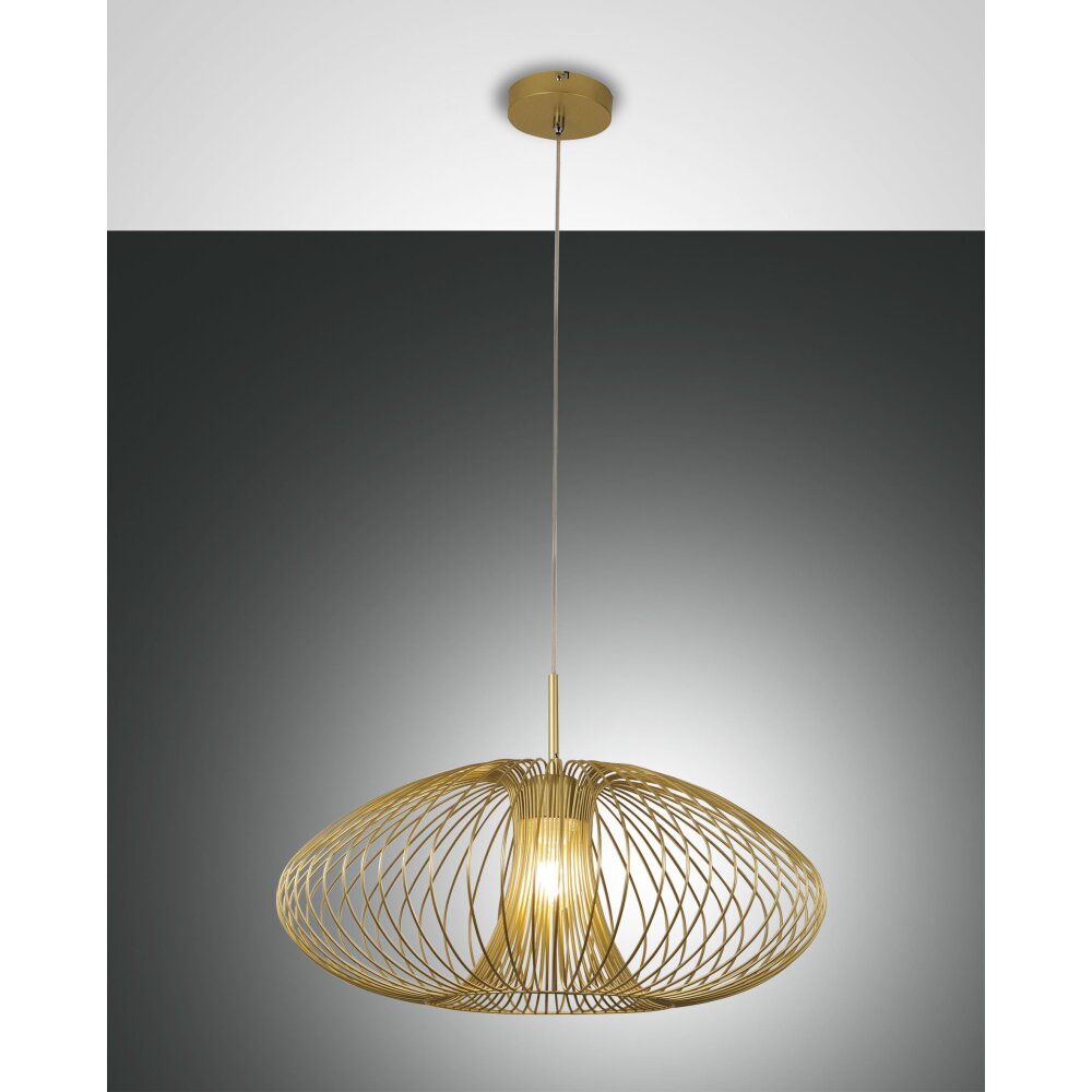 Fabas Luce Fassa Lampa Wisząca Złoty, 1-punktowy main product photo