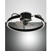 Fabas Luce Savoy wentylator sufitowy LED Czarny, 1-punktowy