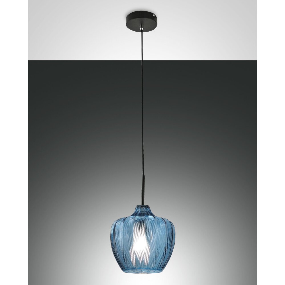 Fabas Luce Gallura Lampa Wisząca Czarny, 1-punktowy main product photo