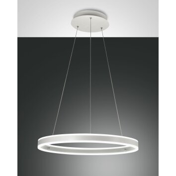 Fabas Luce Palau Lampa Wisząca LED Biały, 1-punktowy