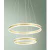 Fabas Luce Palau Lampa Wisząca LED Złoty, 2-punktowe